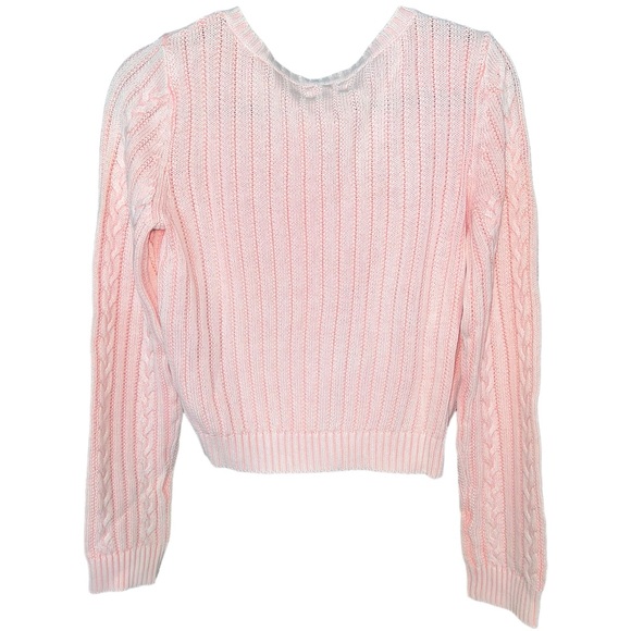 American Eagle Cable Knit Cardigan Size Medium - Picture 4 of 4